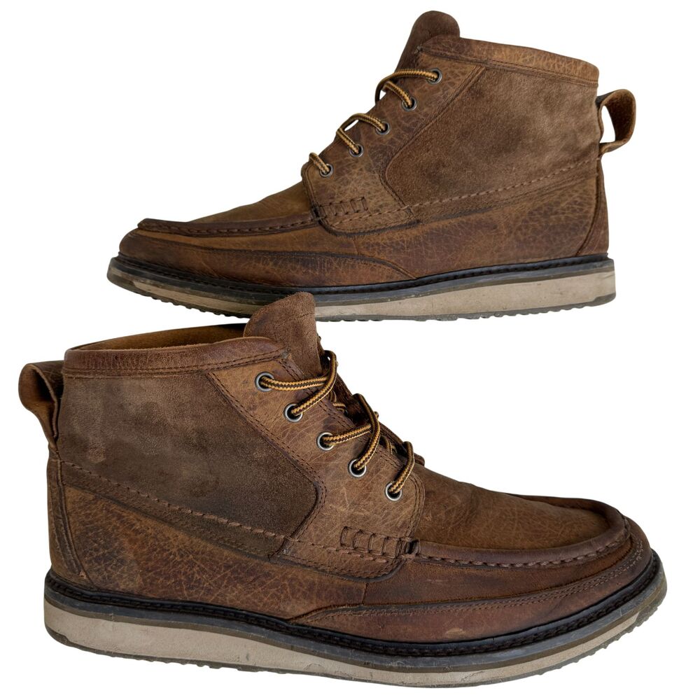 Ariat Men's Brown Lookout Boots - Earth / Stone Suede Size 12 D